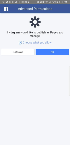 Instagram Advanced Permissions