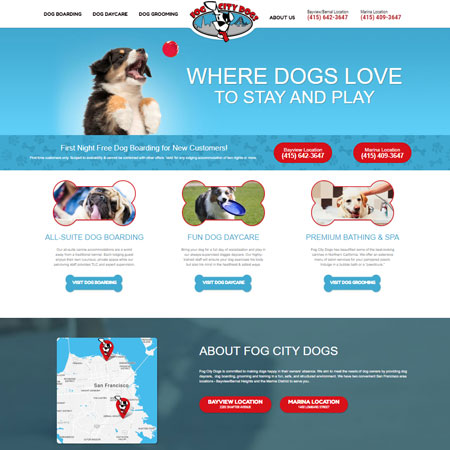 Fog City Dogs Website