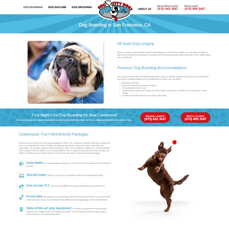 Fog City Dogs Website