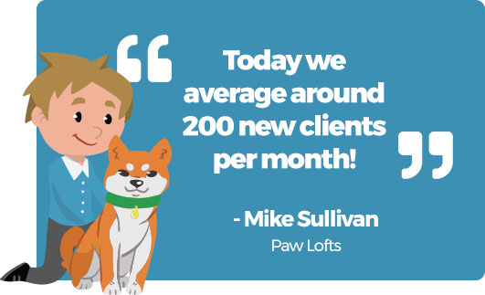 Today they average around 200 new clients per month